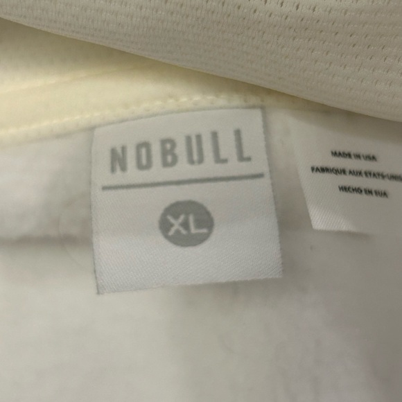 NOBULL Men’s White Zip-Up Fleece Performance Vest XL - Picture 4 of 5